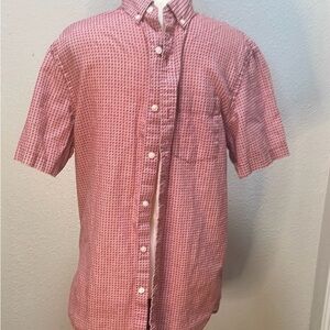 Old Navy Red Casual Button Down Shirt